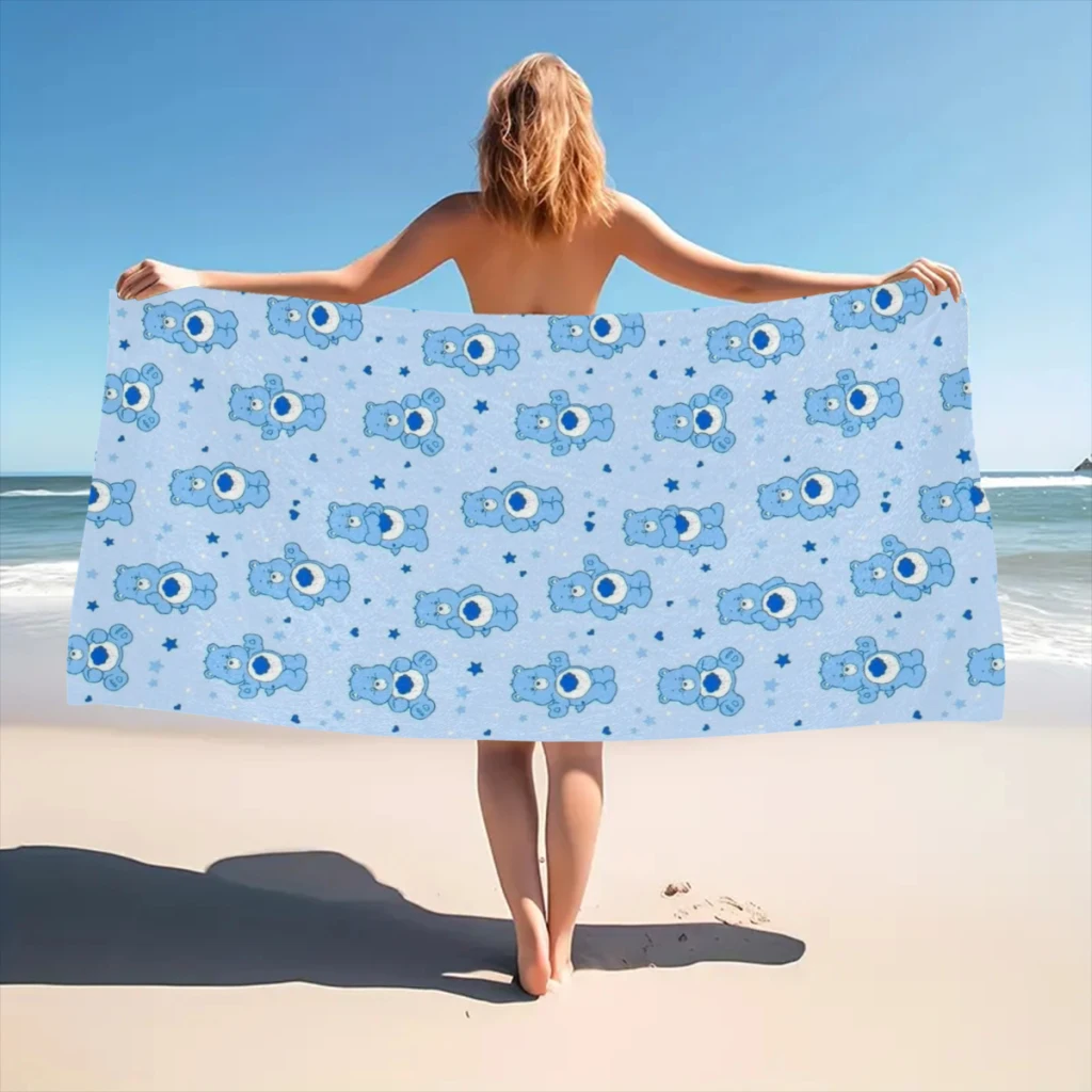 Quick Drying Beach Towels Care Bears Oversized 30x60inch Printing Towel Super Absorbent Pool Towel Blanket 2