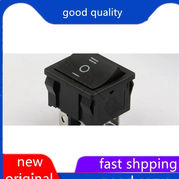 

10pcs original new Baby stroller KCD2 KCD5-203 ship-shaped switch rocker parallel ship-shaped power switch 6-pin 3-speed 21 * 24