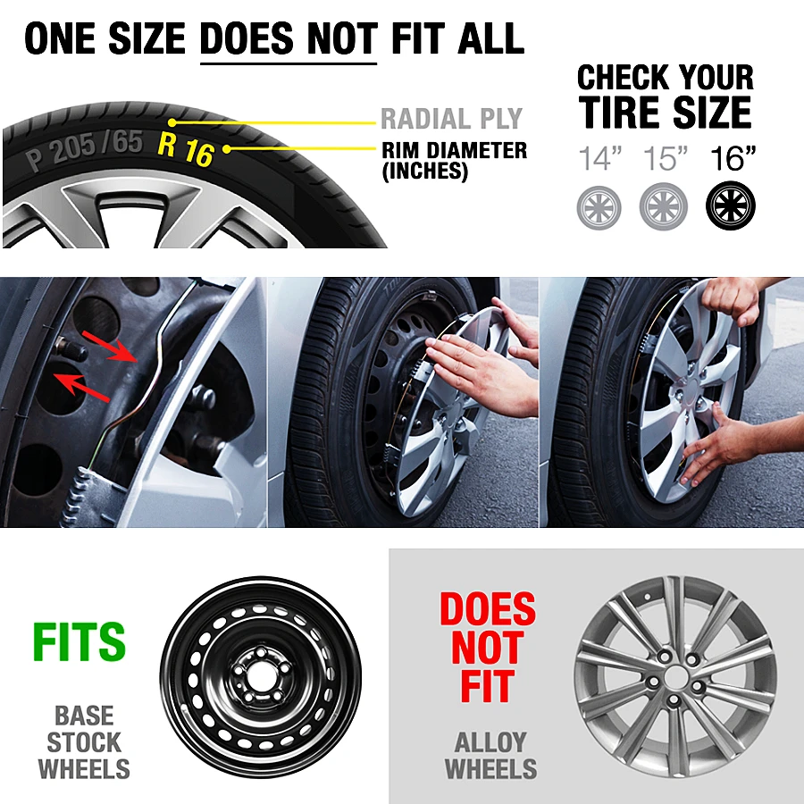 4pcs/set Car Accessories Hubcap 14 inches 15 16 13 12 14 inch wheel caps Car supplies Rim tire 15 tire caps cover