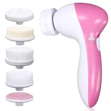 

5 In 1 Electric Face Cleaning Brush Wash Face Machine Skin Pore Cleaner Body Cleansing Massage Mini Massager Brush