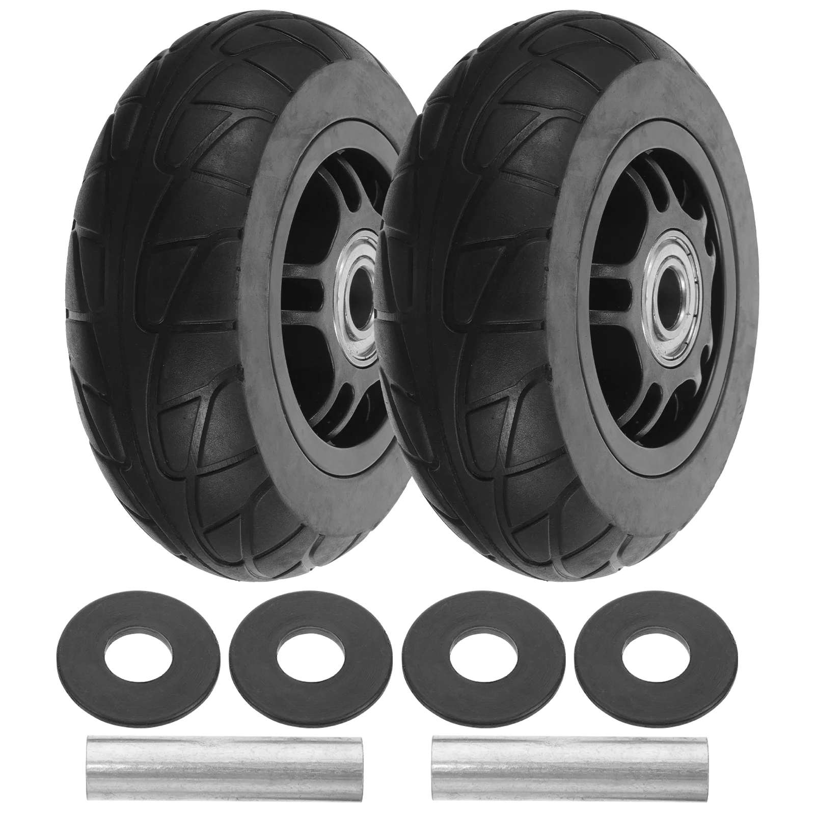 

2pcs Cart Caster Grass Lawn Mower Wheel 6 Inch Wheel Hoe Garden Machine Caster
