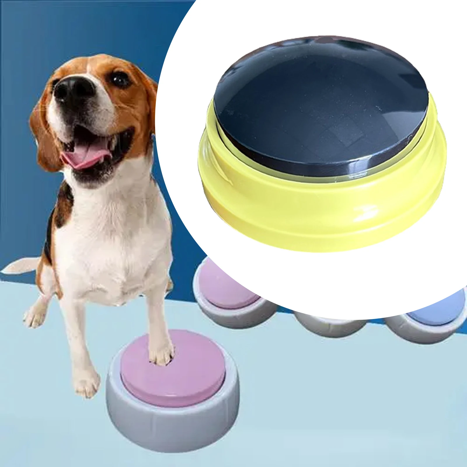 Lot De 4 Boutons Parlants Pour La Communication Pour Chien Avec Tapis De Bouton Pour Chien
