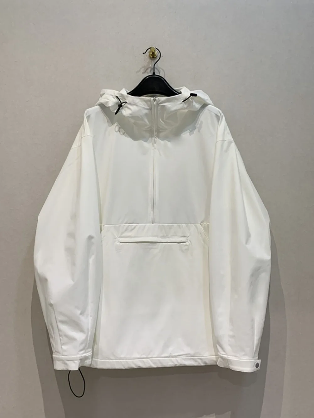 thumbnail image 1 of Kuzuwata - Sudadera con capucha de manga larga, holgada e informal, elegante, ajustada, a la moda, con cordón y parches de Japón, 1 of 5