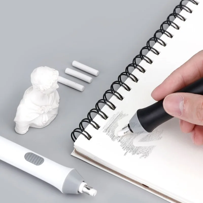 Electric Erasers For Artists, Ergonomic Switch Electric Eraser Rechargeable  Powerful Erase Capability For Drawing