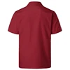 Wine Red Four-Pocket Cuban Guayabera Shirt Men Short Sleeve Camp Collar Shirt Male Embroidered Mexican Cigar Wedding Beach Shirt 2