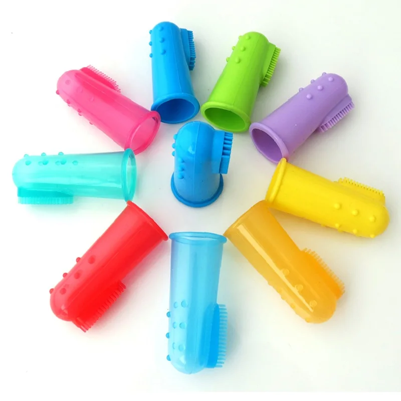 

Зубная щетка для домашних питомцев, Нетоксичная Силиконовая зубная щетка для ухода за плохим дыханием, инструмент для чистки полости рта, товары для чистки собак и кошек