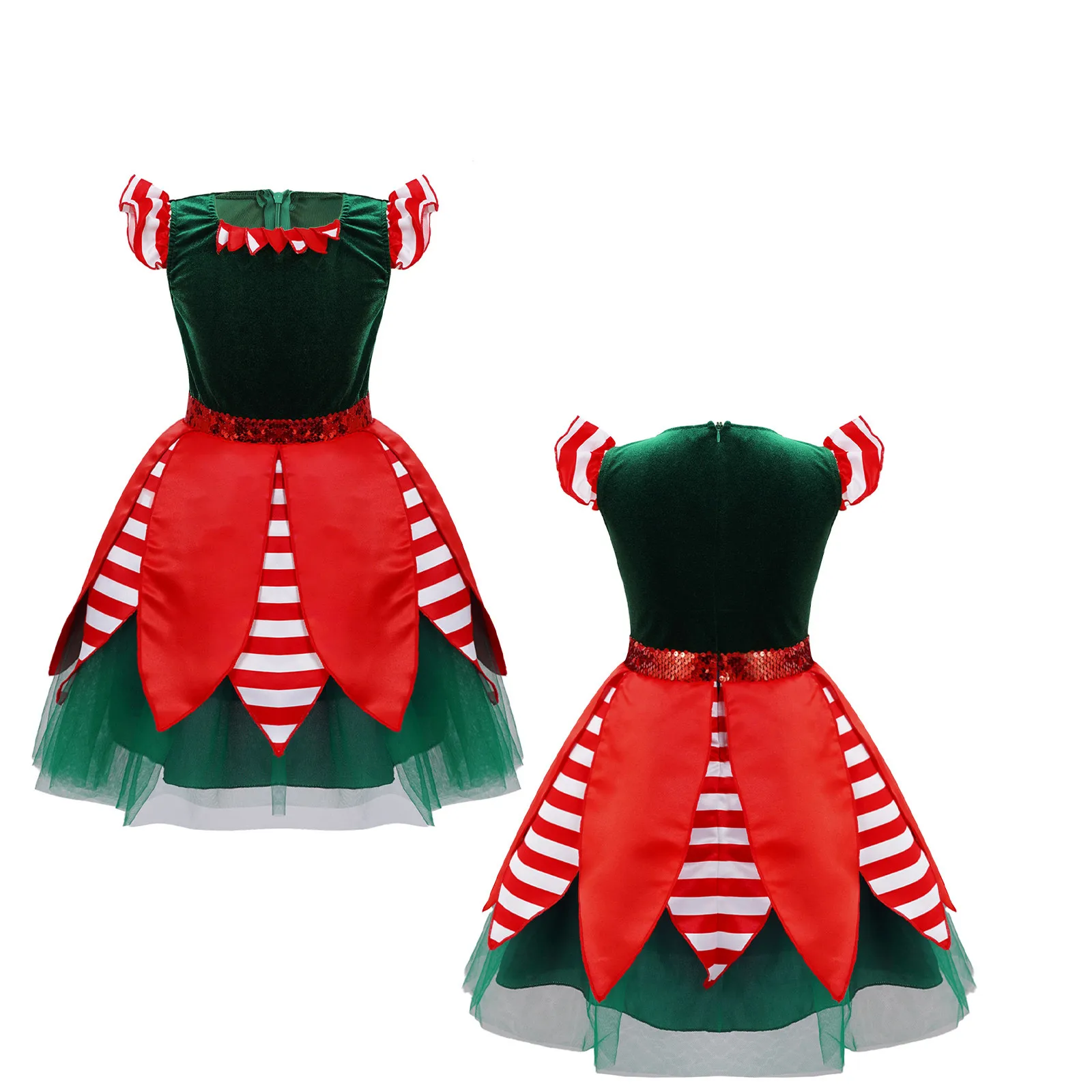 office holiday party dress code Holiday Elf Costume T-Shirt – BadlandsChugs main image 0