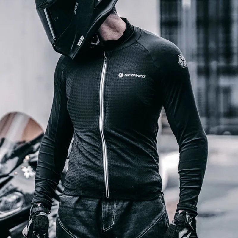 SCOYCO Summer Breathable Mesh Motocross Equipment Men's Motorcycle Body Armor Vest CE Protector Motorbike Protect Jacket Armors