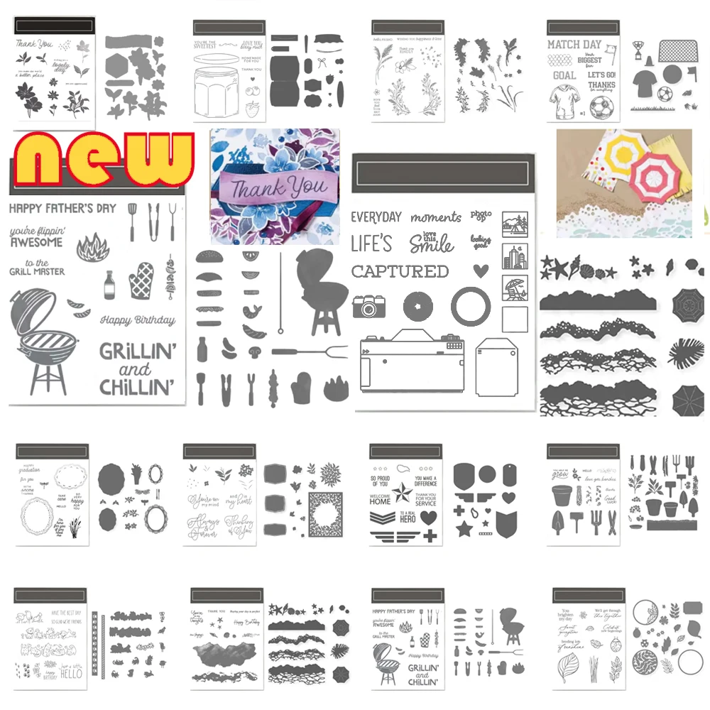 Spring Stamps And Dies 1