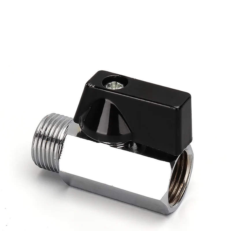 Mini Valve Male To Female Air Compressor Water Gas Oil Shut Off Valve Brass Ball 1/8" 1/4" 3/8" 1/2" BSP Threaded ball valve