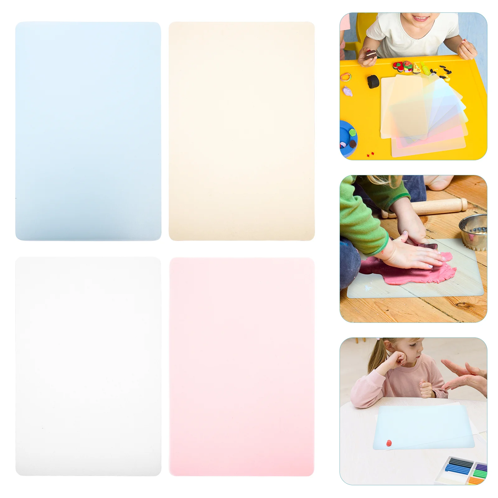 

Non Stick Clay Boards Polymer Mat Modelling Tools Jewelry Manual Pressure Plates