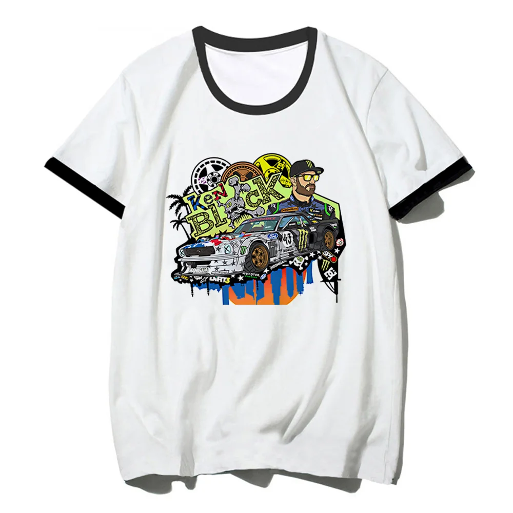 Ken Block 43 Tshirt Uomo Anime T Shirt Uomo Comic Clothes