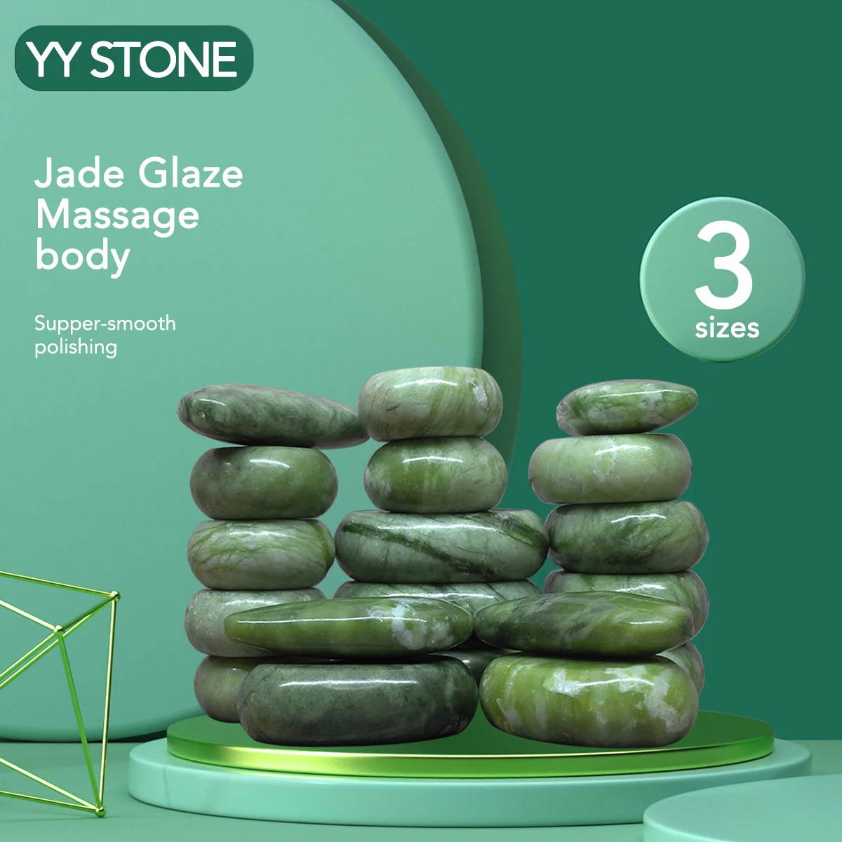 Tontin Jade glaze hot stone massage Set massager back massageador Health Care stones for massage spine basalt lava stone spa germanium stone mattress health physical therapy electric heating massage jade tourmaline bed mattress for back pain relief