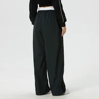 Nike (Nike) Pantalon pour femme, pantalon de sport, entraînement physique, course à pied, exercice, mode décontractée, pantalon long tissé If0335-010 2