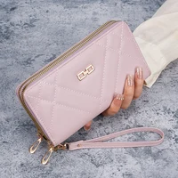 New ladies purse clutch bag fashion fresh large-capacity female purse explosions cross-border mobile phone coin purse rhombus. - Image 4