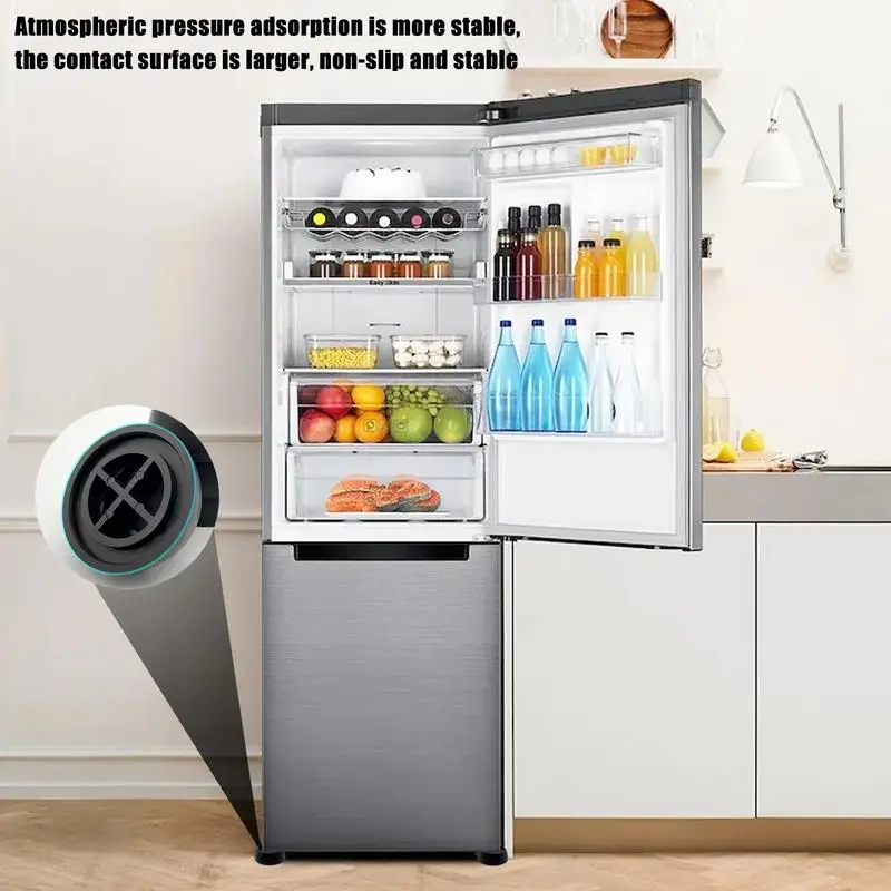 Anti Vibration Washing Machine Support 4-Pieces Washer And Dryer Anti Slip Mat With Rubber Shock And Noise Cancelling Washer