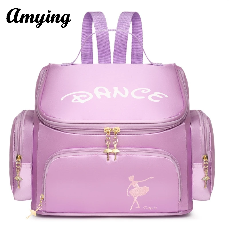New Kids Latin Dance Storage Bag Ballet Dance Shoulder Bag Children Handbags Kids Dance Backpack Bags Student School Bag 3