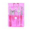 3/5pcs New Stainless Steel Nail Clipper Beauty Set  Gradient Mermaid Handle Large With File Nail Clipper Nail Tools 6