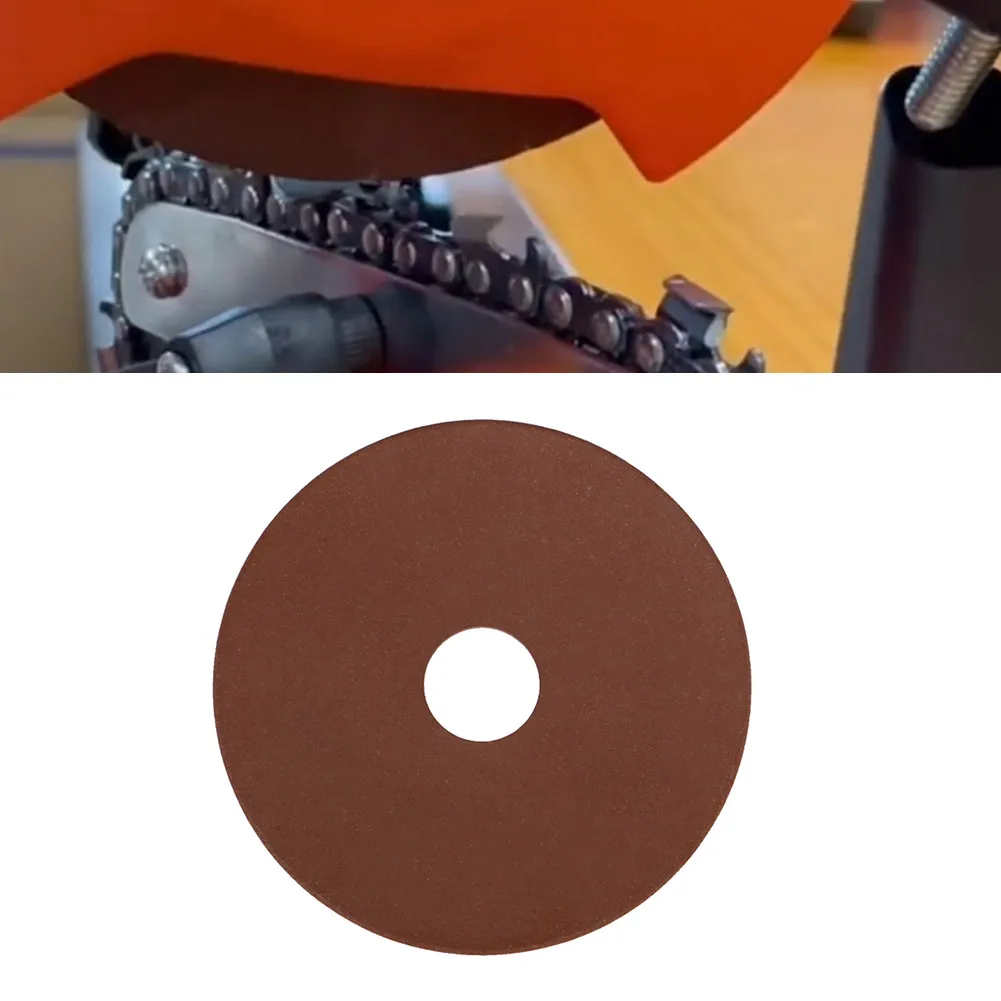 

Chainsaw Grinding Disc Pad 108x3.2x22mm Brown Grinding Wheel For Chainsaw Sharpener For Cutting Brand New