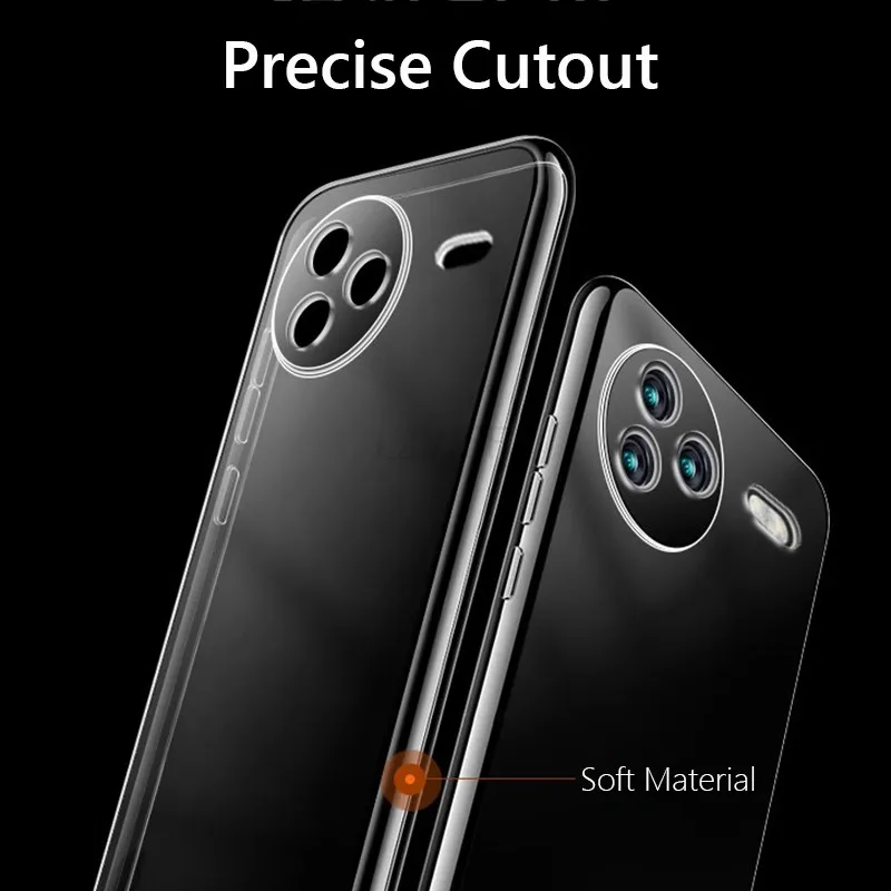 Slim Soft TPU Clear Transparent Phone Case - Perfect Fit Cover s Capa