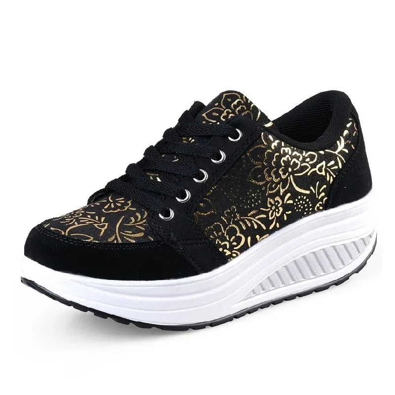 Slimming Toning Wedge Platform Sports Shoes for Women
