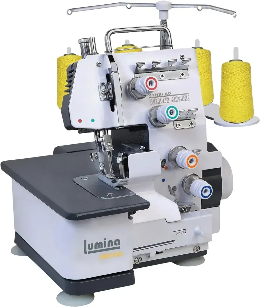 Semi-Industrial Sergers & Overlock Machines with Durable Metal Frame, 3-4 Serger Thread Capability-Overlocker Sewing Machine