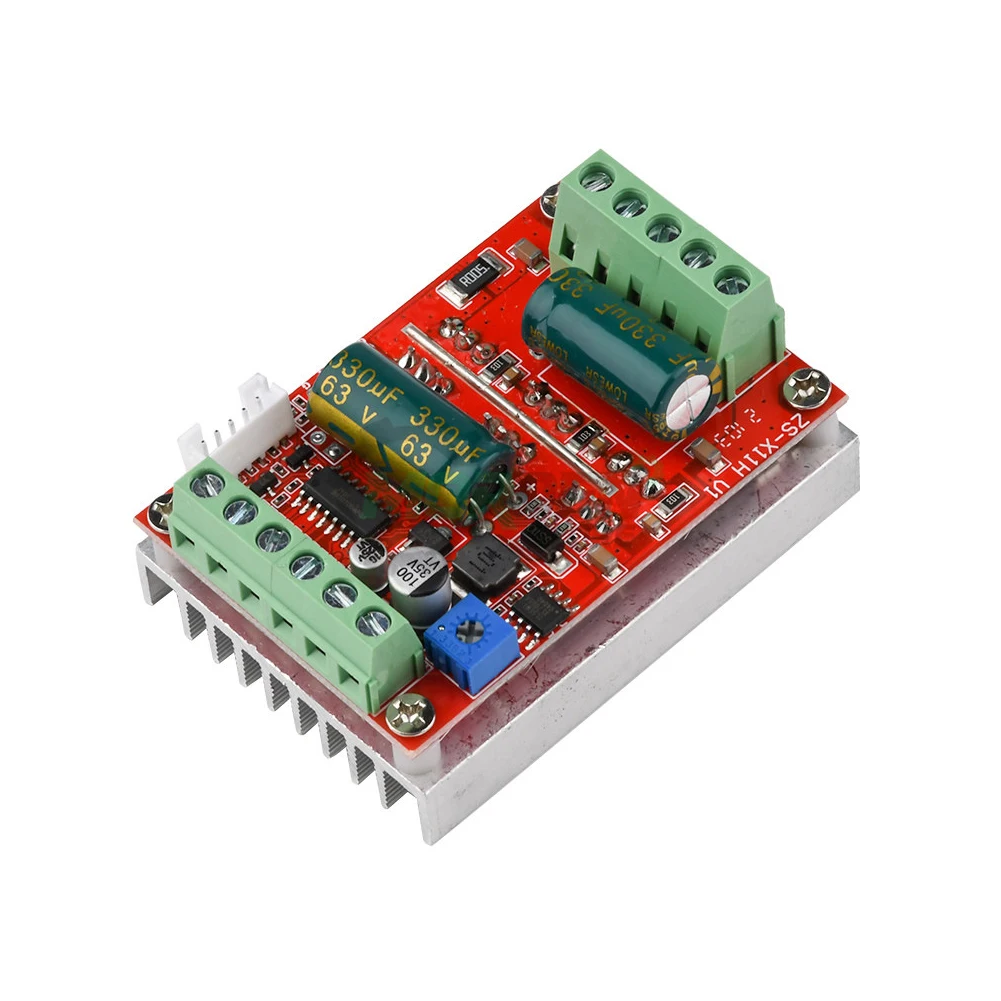 DC 6-60V 16A 400W 3 Phases Hall Brushless Motor Controller Board BLDC PWM Driver Module