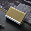 Advanced Portable Business Card Box, Men's Stainless Steel Metal Box, Business Bank Card Holder 3