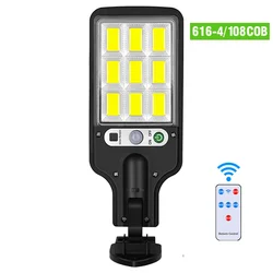 Eco - Friendly Solar Motion Sensor LED Wall Light - Waterproof Outdoor Security and Decorative Lamp (108 COB)