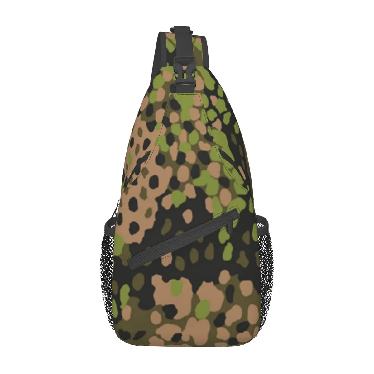 

WW2 SS Erbsentarn Camo Chest Bag Personalized Large capacity Out Cross chest bag Multi-Style