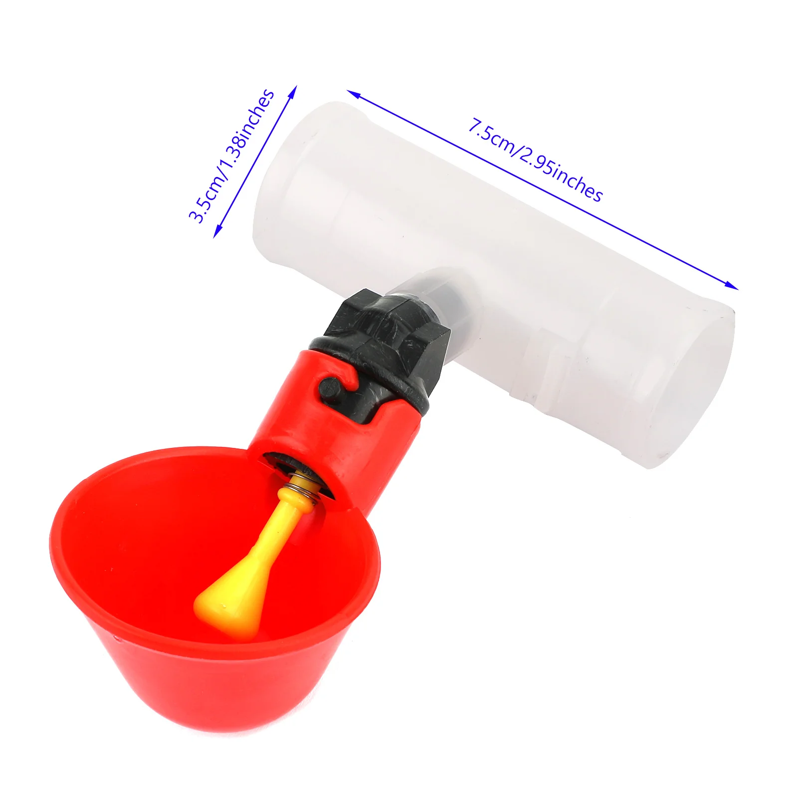 Description Picture 2 of itemAreyourshop 4PCS Water Drinking Cups Chicken Watering Automatic Poultry Feeding Drinkers