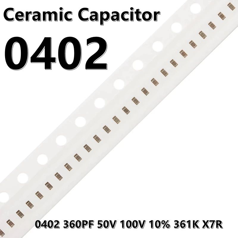 

(100 шт.) 0402 360PF 50 в 100 в 10% 361K X7R 1005 SMD керамические конденсаторы