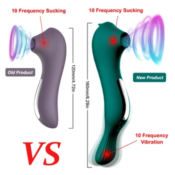 2 in1 Sucking Vibrators Female Masturbator clitoris stimulator Clit sucker Vibrator for Women Sex Toys for Adults 18 Products 3