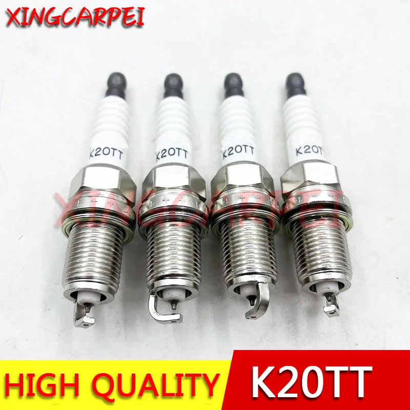 4 шт./лот K20TT 4604 двойная иридиевая Свеча зажигания для Audi A4 A5 A6 для BMW 3 K20TT-4604 Автомобильная деталь