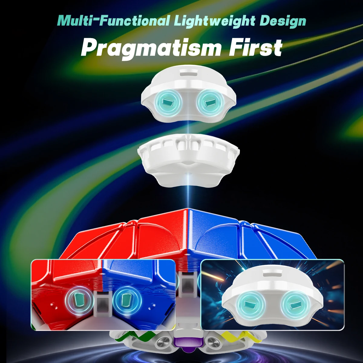 YongJun YuHu Megaminx V3 M 매직 큐브 스피드 큐브 스티커리스 퍼즐 큐보 마지코 교육용 선물 장난감