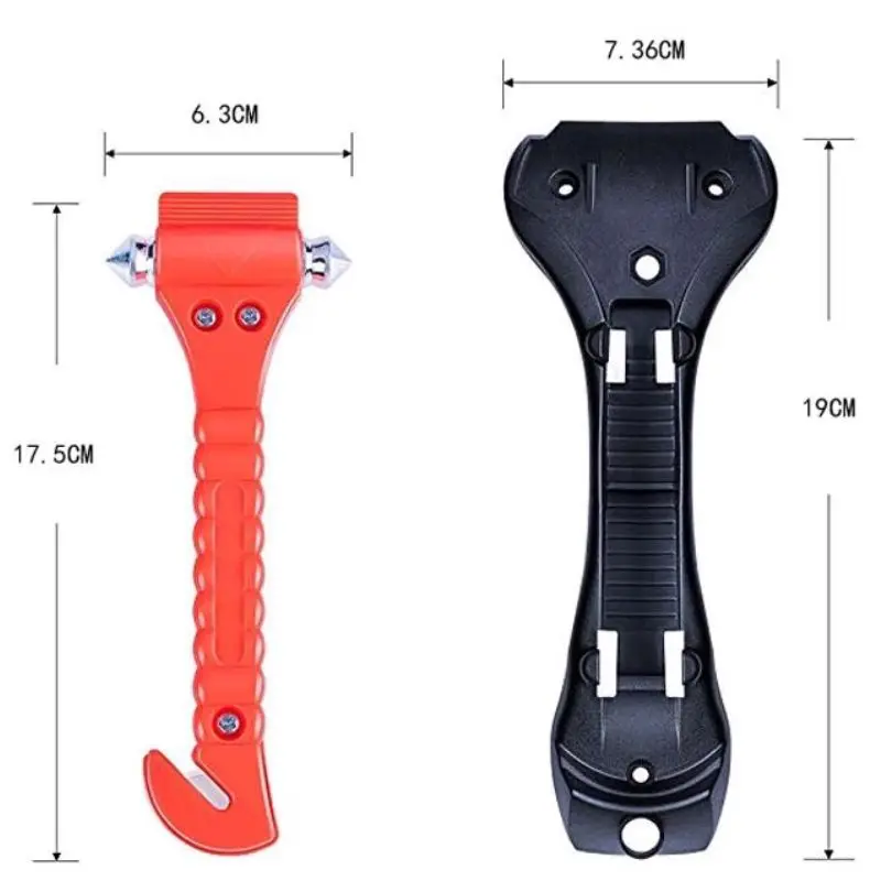 Car Safety Hammer Two-in-one Rescue Emergency Window Breaker