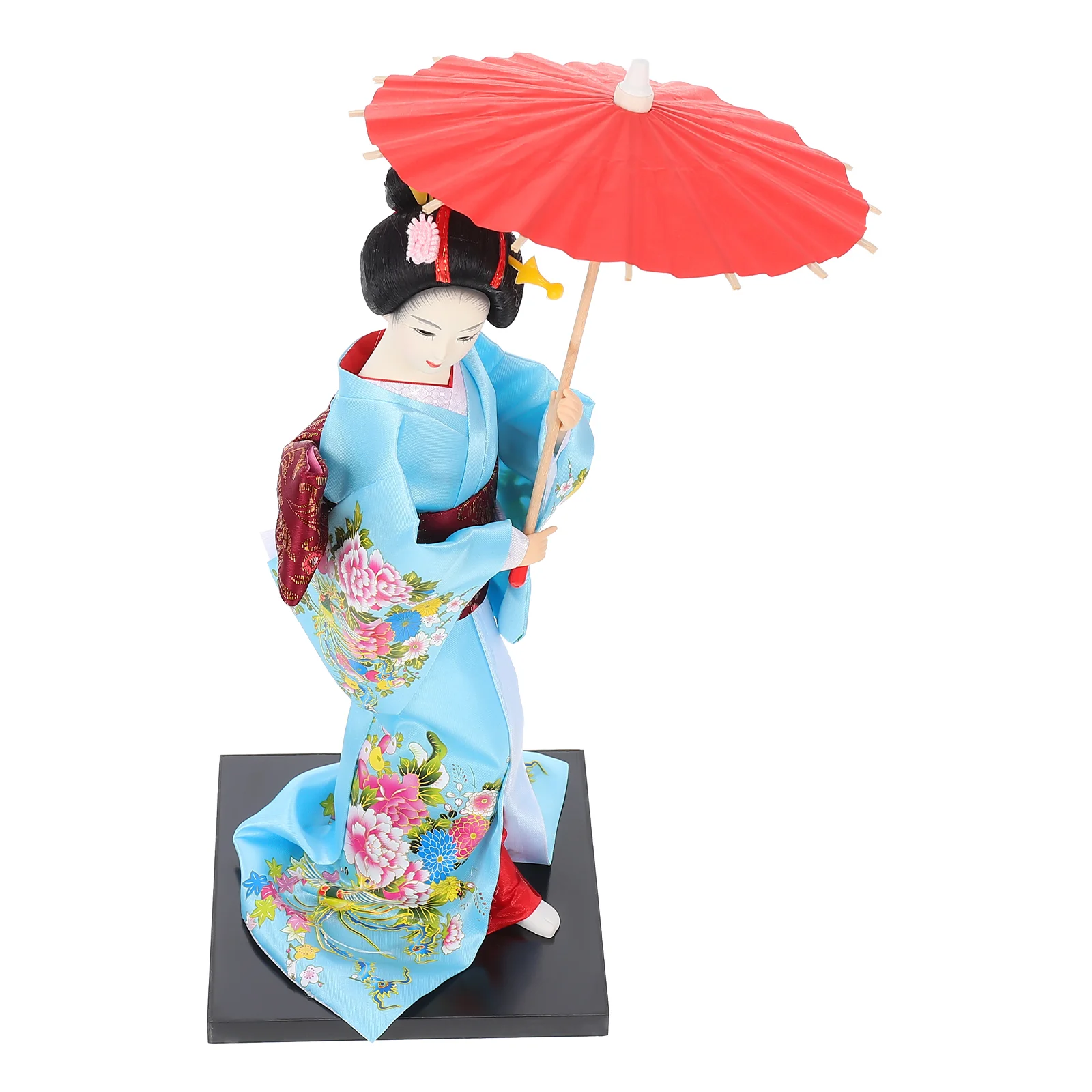 

Figurine Kimono Doll Shape Decor Creative Geisha Japanese Geisha Kabuki Doll Tabletop Decor Japanese Style Doll Desktop Ornament