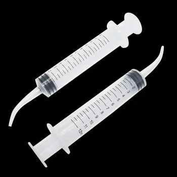 비둘기 수유 팔꿈치 주사기, 새 수유, 모유 수유, 약 피더, 12ml 플라스틱 주사기