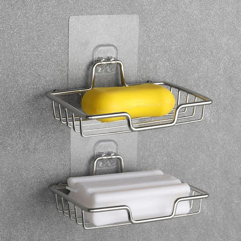Stainless Steel Bathroom Corner Shower Shelf Wrought Iron Shampoo Storage Rack Holder With Suction Cup Bathroom Accessories 3