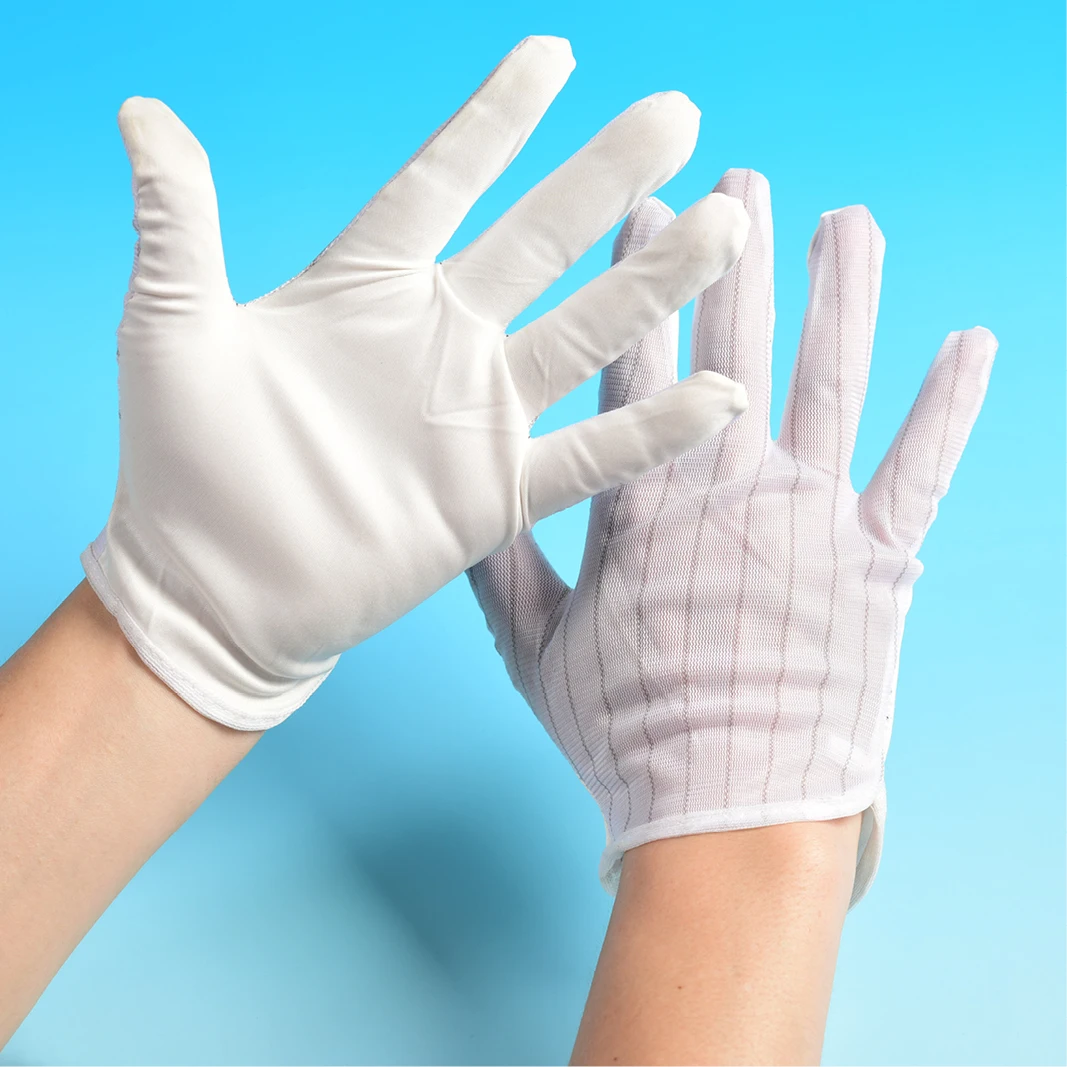 Dust-free cloth static gloves suitable for watch jewelry mobile phone products to remove sweat and prevent dust jewelry gloves