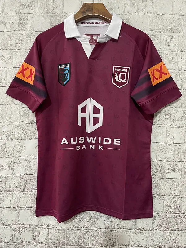 

QLD Maroons 2023 Men's Jersey 2023/24 QUEENSLAND MAROONS STATE OF ORIGIN RUGBY TRAINING JERSEY SHORTS size S-5XL