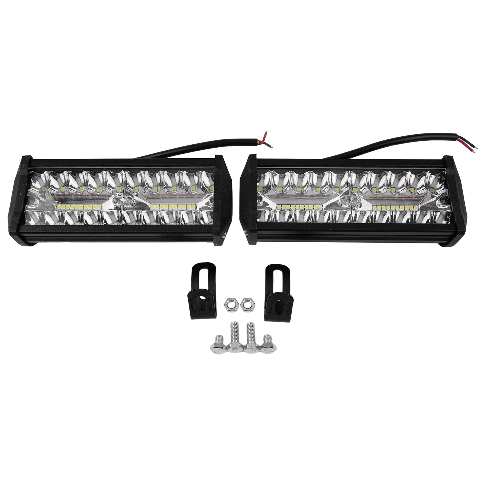 LED 라이트 바 키트, 콤보 빔, DC 9-32V 오프로드 스팟 플러드, 세트 당 2 개, 4000LM, 4WD, 6500K, 7 인치 액세서리, 신제품