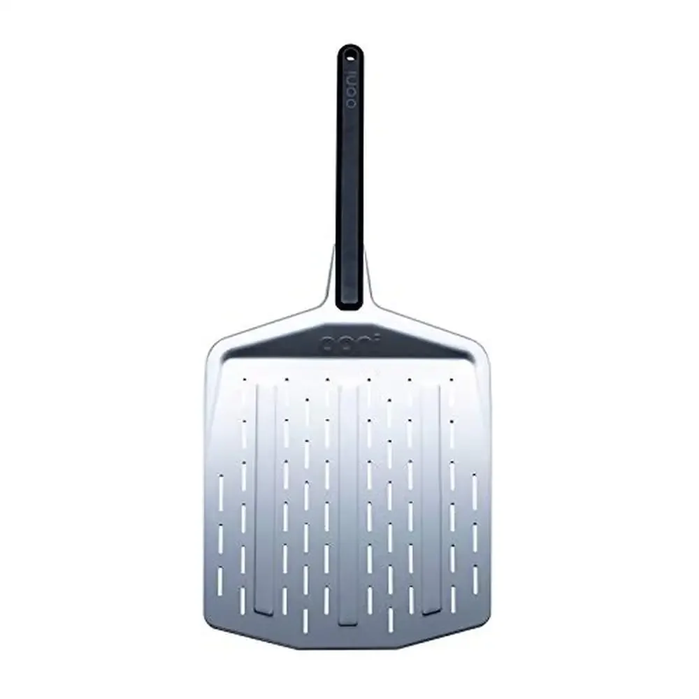 12" Perforated Pizza Peel Bundle with Portable Gas Pizza Oven Professional Prep Easy to Use 60 Second Efficient Save