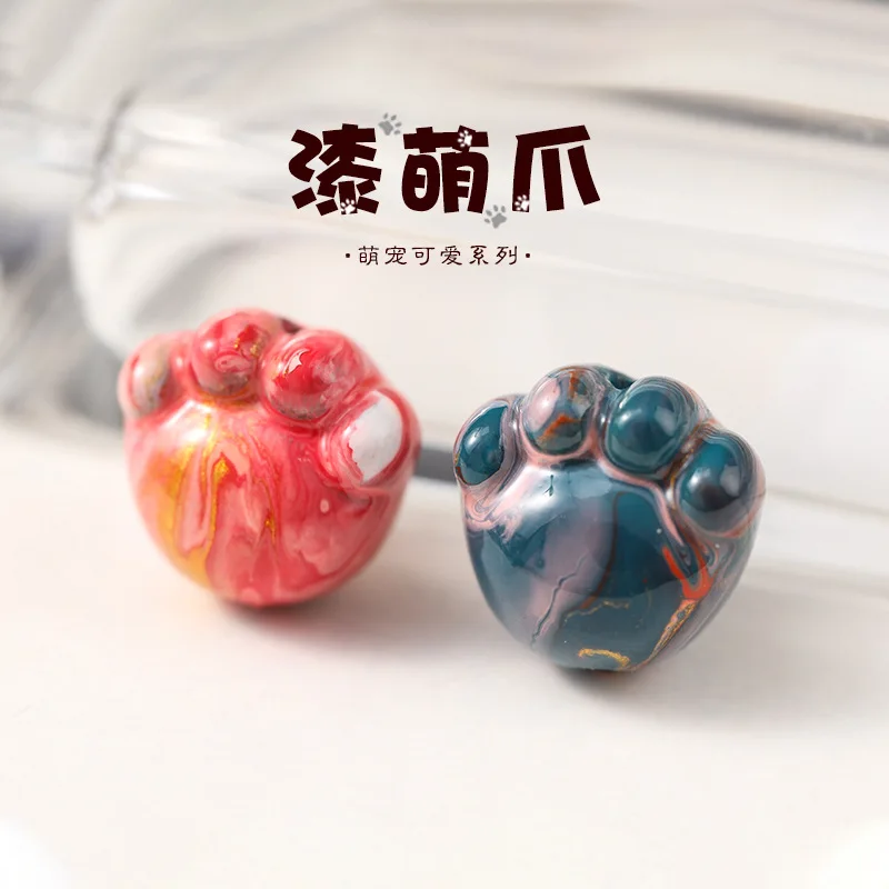 

Cultural Heritage Paint Healing Meat Ball Cat Claw Bleaching Paint Craft Cute Claw DIY Accessories Colorful and Colorful