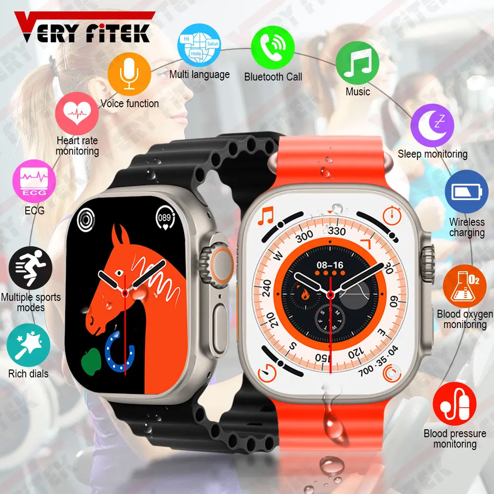 T800 Ultra Smart Watch Series 8 Bluetooth Call Wireless Charging 1