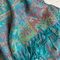 70x180cm Winter Warm Thick Jacquard Scarf Outdoor Women Travel Paisley Cashmere Tassel Shawl Neck Wrap Pashmina - Image 4
