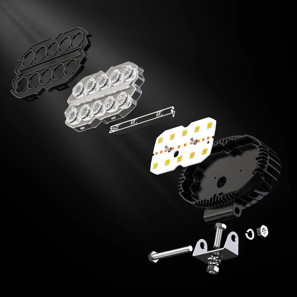 5.5Inch Work Fog Light LED Headlight Light Auto Fog Light Led Light Bar for Moto