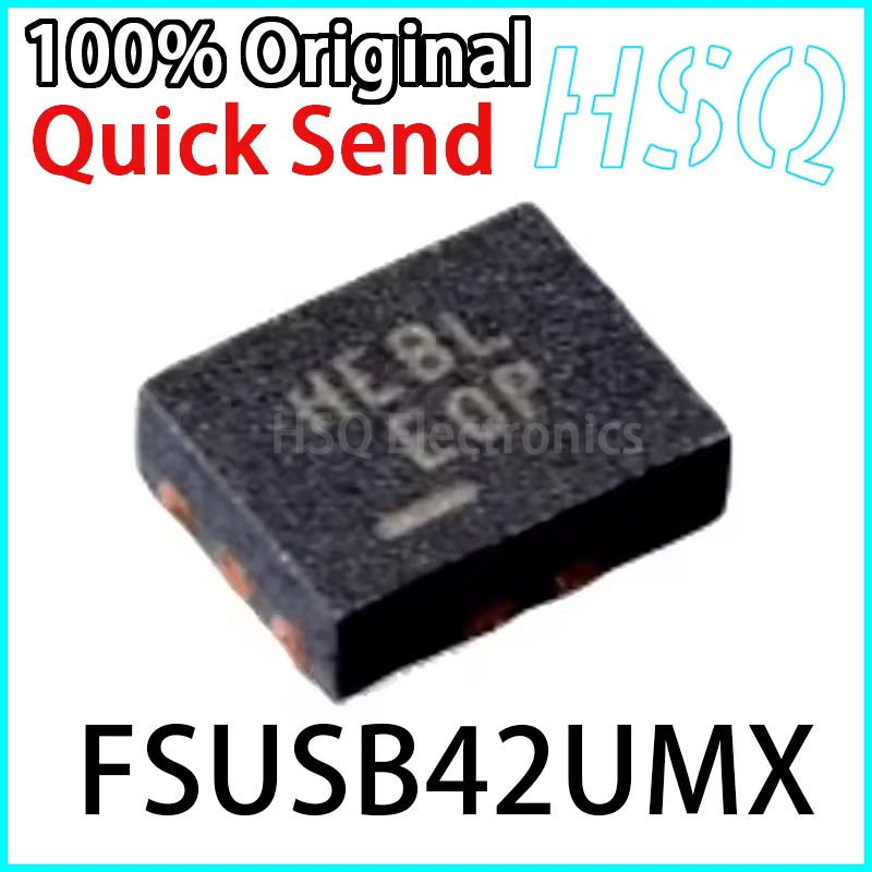 

1PCS FSUSB42UMX Screen Printed HEAU Analog Switch USB Interface Chip Package UMLP10 Brand New Original