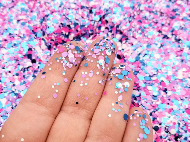 Rainbow Glitter Neon Confetti 2023 Solvent Resistant Pink Loose Nail  Sequins Polish DIY Mix Eye Gems Matte Face Body Accessories Small Colorful  Mixed