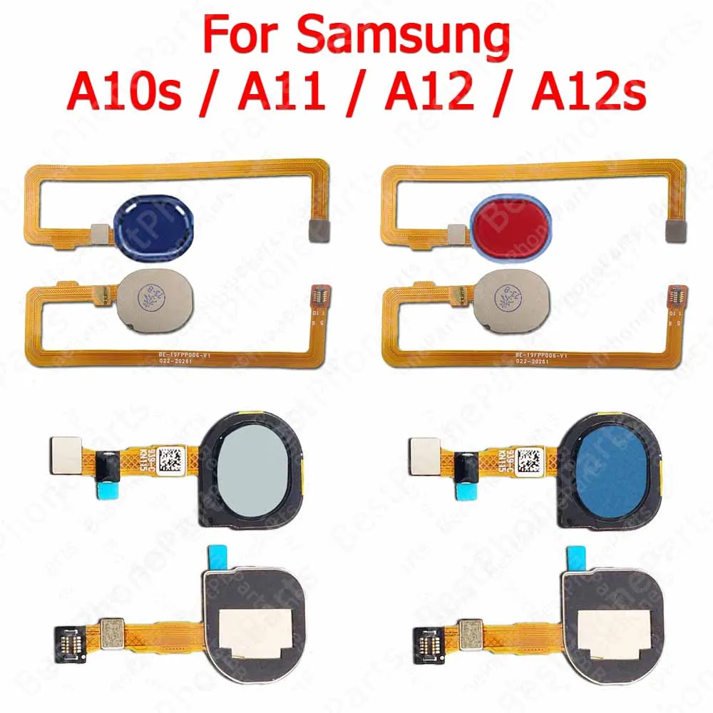 

Датчик отпечатков пальцев с гибким кабелем Сенсорное меню для Samsung Galaxy A12s A10s A11 A12 Новый сканер отпечатков пальцев запасные части